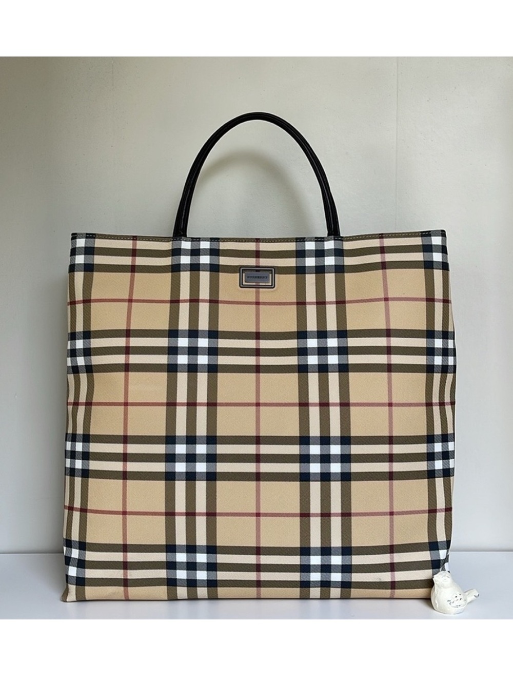 BURBERRY Nova Check Tote HandBag